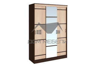 Спальня Сакура шкаф купе 1,5 м