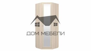 Шкаф угловой с зеркалом Визит 16
