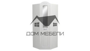 Шкаф угловой для платья и белья Ева 10