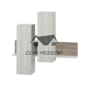 Шкаф навесной 2-х секционный Сиэтл