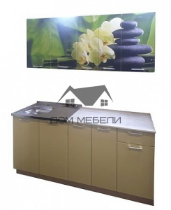 Комплект кухни Камешки (ЛДСП серый)+ столешницы