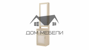 Шкаф комбинированный с зеркалом Визит 16
