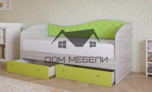 Кровать детская с выдвижными ящиками Радуга 3