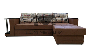 Диван Карина с оттоманкой (беж)