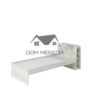Кровать 900 Поло Серый графика