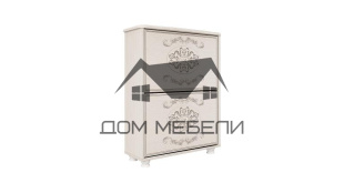 Тумба для обуви двухсекционная Каролина (патина)