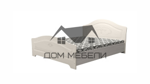 Кровать с фигурной ножной спинкой Ивушка 5