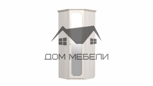 Шкаф угловой с зеркалом Ивушка 5