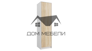 Шкаф для одежды 06.14-01 Конти (белый/дуб сонома/двпо белый)