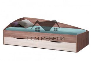 Кровать Фея-3 (асимметричная) (2000х900)