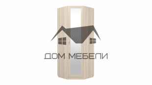 Шкаф угловой с зеркалом Ивушка 7