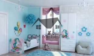 Детская модульная спальня Пони